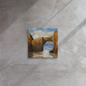 Thin canvas Elephants on the Beach